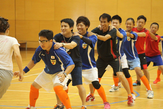 International Exchange through Sports Tag by the Representative from Japan5